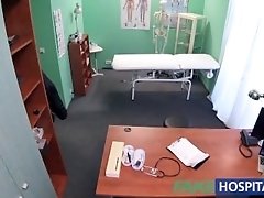 FakeHospital Kinky nurse helps patient ejaculate by sucking and fucking his cock